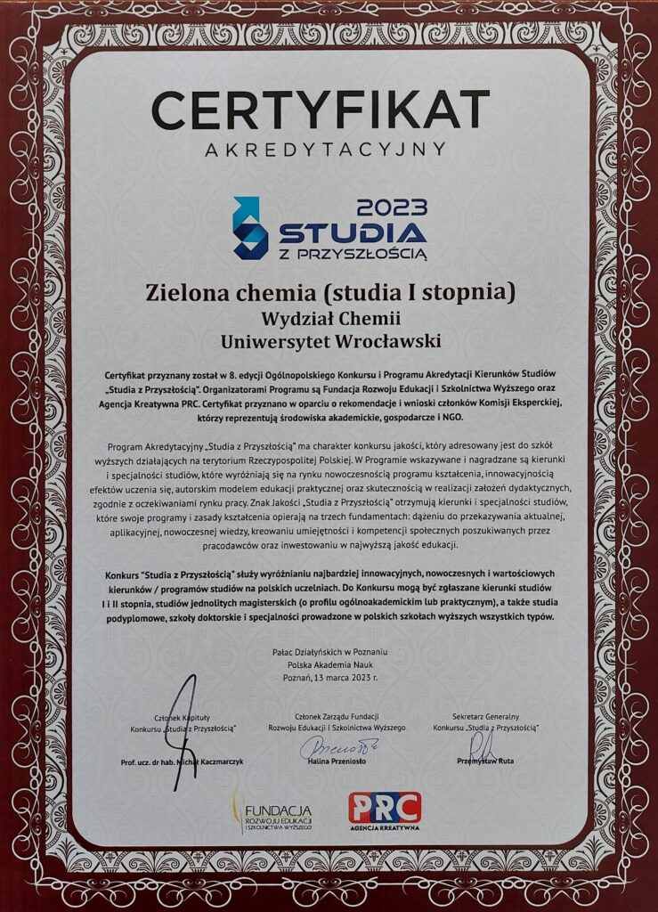 certyfikat